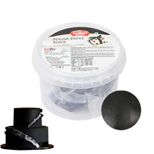 Load image into Gallery viewer, Casablanca Black Sugar Paste / Fondant  for Cake Decorating, 200g
