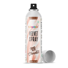 Load image into Gallery viewer, Colourmist Velvet Spray ( Milk Chocolate ), 400ml | Premium Cocoa Velvet Butter Spray Color for Frozen Dessets &amp; Cakes | ( Milk Chocolate ) | 400ml
