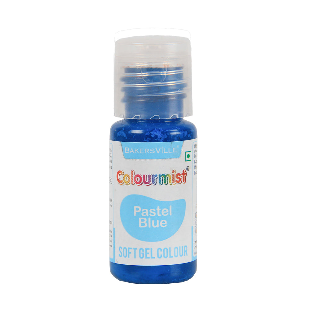 Colourmist Soft Gel Paste Food Color, ( Pastel Blue ), 20g | Edible Gel Colour For Fondant / Dessert / Baking |