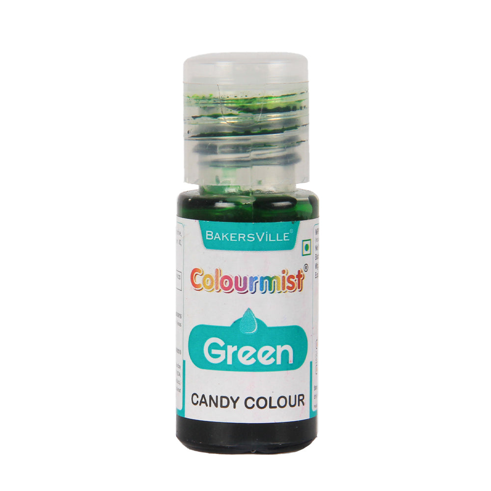 Colourmist Oil Candy Color for Chocolate & Oil Based Products, (Green), 20g