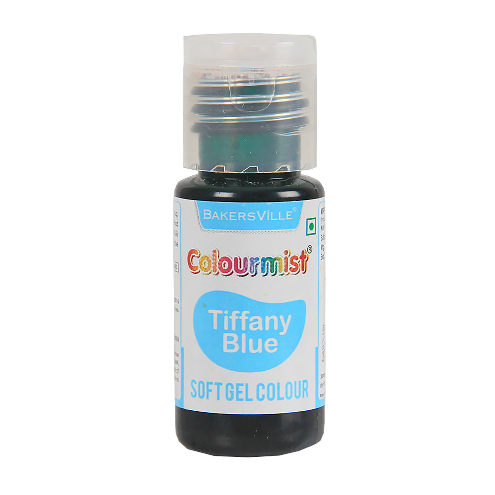 Colourmist Soft Gel Paste Food Color, ( Tiffany Blue ), 20g | Edible Gel Colour For Fondant / Dessert / Baking |