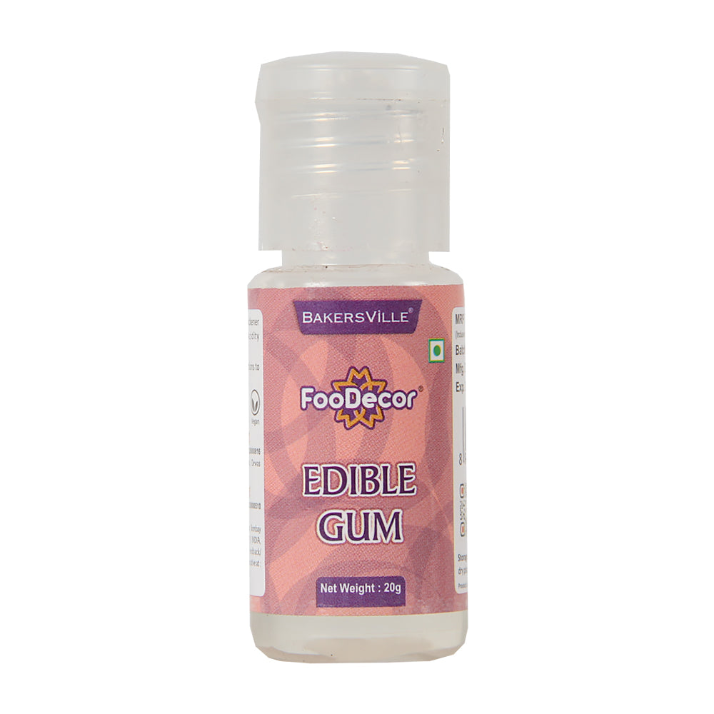 FooDecor Edible Gum / Edible Glue / Edible Adhesive For Food Fondant Baking  Cake Glue, 150g