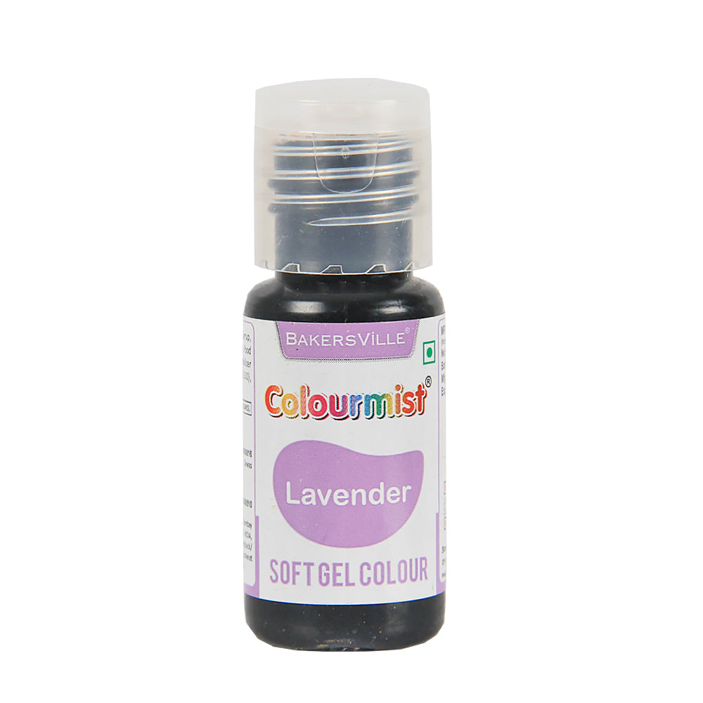 Colourmist Soft Gel Paste Food Color, ( Lavender ), 20g | Edible Gel Colour For Fondant / Dessert / Baking |