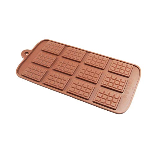 12 Cell Cavity Mini Chocolate Bar Candy Professional Silicone Mould  DecoI..X