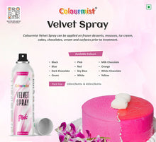 Load image into Gallery viewer, Colourmist Velvet Spray ( Milk Chocolate ), 400ml | Premium Cocoa Velvet Butter Spray Color for Frozen Dessets &amp; Cakes | ( Milk Chocolate ) | 400ml
