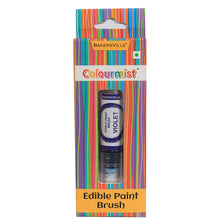 Load image into Gallery viewer, Colourmist Edible Paint Brush With Vibrant Colour Paint ( Violet ) | Food Colour Paint Brush For Dessert | 1pc
