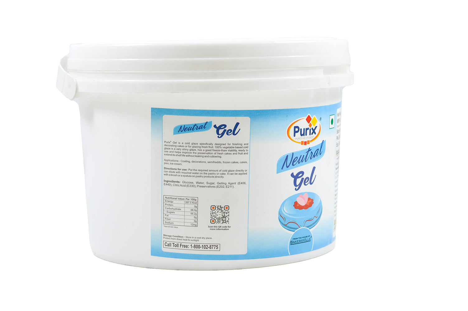 White Sweet Purix Neutral Cake Gel, For Bakery, Packaging Size: 2.5 Kg at  Rs 460/unit in Salem