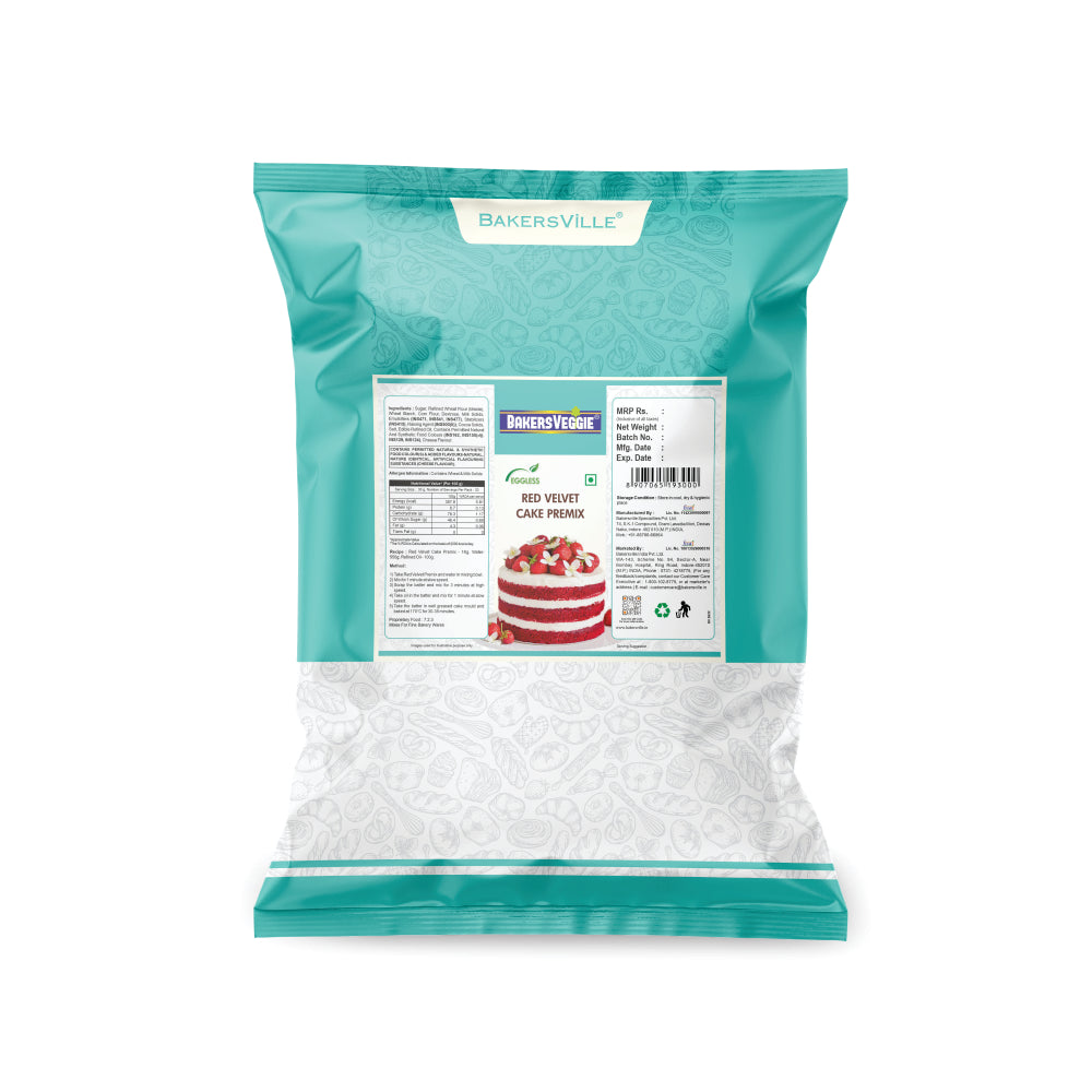 SINLESS BAKERY Red Velvet Cake Flour Mix, 210g