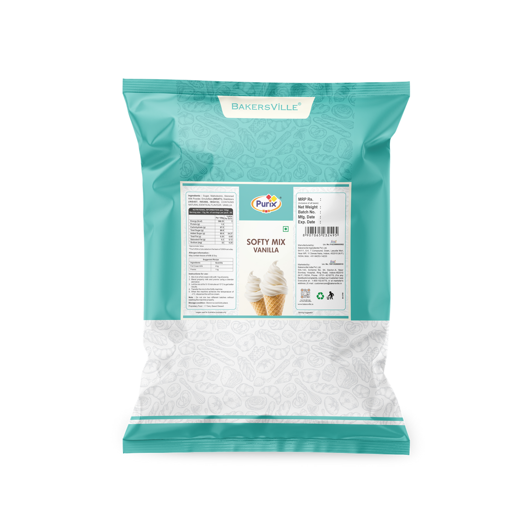 Purix  Softy Mix  Vanilla  1Kg